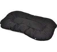 LOVE STORY Coussin Flocon réversible 117x72cm Essentiel Noir/Gris