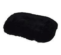 Love Story, Coussin Flocon Réversible Polyester 107 x 65 x H5 cm Fluffy Noir
