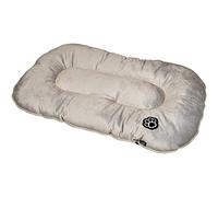 Love Story Coussin pour chien et chat Patchy Flocon réversible polyester 117 x 72 cm Noisette/Beige