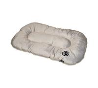 Love Story, Coussin Flocon Réversible Polyester 87 x 55 cm Patchy Noisette/Beige
