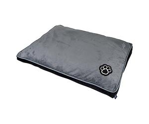 Love Story, Coussin Rectangle Polyester 100 x 70 cm Patchy Gris/Noir
