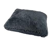 Love Story, Coussin Rectangle Polyester 100 x 70 x H10 cm Fluffy Anthracite