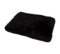 Love Story, Coussin Rectangle Polyester 100 x 70 x H10 cm Fluffy Noir