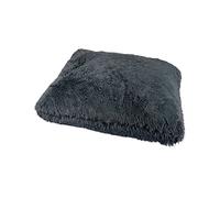 Love Story Coussin pour chien et chat Fluffy rectangulaire polyester 80 x 60 x H8 cm Anthracite