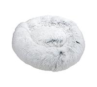 Love Story, Coussin Rond Apaisant Polyester D75 x 24 cm Fluffy Blanc Chine