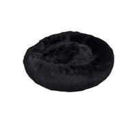 Love Story Coussin rond Fluffy apaisant D.75 x 24 cm Noir G