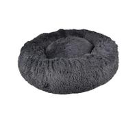 Love Story, Coussin Rond Apaisant Polyester D95 x 22 cm Fluffy Anthracite