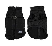 Love Story, Doudoune Matelassée Doublure Polaire Fermeture Zip Taille L/45 cm Noir