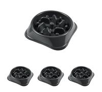 Love Story, Gamelle Anti-Glouton Plastique D20 x 4,5 cm Anthracite (Lot de 4)