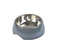 Love Story, Gamelle Melamine Bol INOX Amovible 600Ml D17,6 cm Mix & Match Anthracite