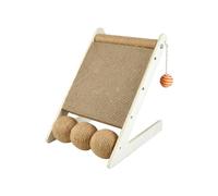 Love Story, Griffoir Incliné avec Boules Jute et Jouets Structure Bois 30 x 28 x H34 cm