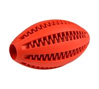 Love Story, Jouet à Macher Ovale Distributeur de Friandises Caoutchouc 11,5 x 6 x H6 cm Rouge