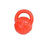 Love Story, Jouet Ballon Sonore avec Poignée Plastique D9 x H14 cm Rouge