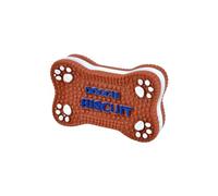 Love Story, Jouet Biscuit Sonore Vinyle 12 x 7 x H3 cm Marron