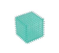 Love Story, Jouet Dentaire Cube Picots 8 x 8 x 8 cm Bleu