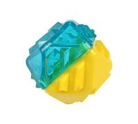 Love Story, Jouet Diamant Rafraichissant Plastique 7,2 x 7,2 x H7,2 cm Les Givrés Bleu/Jaune