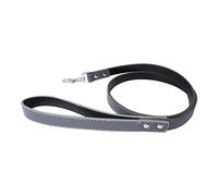 Love Story, Laisse Simili Cuir 120 x 2 cm Gris