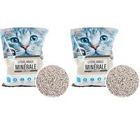 Love Story, Litiere Minérale Bentonite Enrichie Au Charbon Actif 5L (Lot de 2)