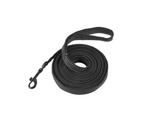 Love Story, Longe pour Chien Antiderapante + Reflechissante Polyester 10M x 2 cm Expert Noir