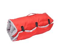 Love Story, Matelas de Voyage Intérieur Sherpa 80 x 50 cm Essentiel Rouge Gris