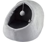 Love Story, Niche avec Jouet Polyester 35 x 38 x 26 cm Sweet Cat Gris Clair