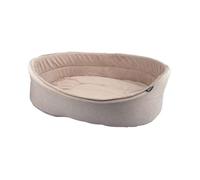 Love Story - Panier Filou avec intérieur doux pour chien et chat - Ecru - Long 60 cm