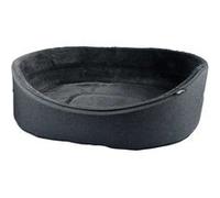 Love Story - Panier Filou avec intérieur doux pour chien et chat - Gris anthracite - Long 50 cm Gris anthracite
