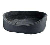 - Panier Filou avec intérieur doux pour chien et chat - Gris anthracite - Long 70 cm