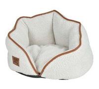 Love Story - Panier Pattenrond en laine bouclée pour chat et chien - Ecru - Pattenrond Douceur d'intérieur G