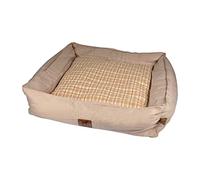 Love Story, Panier Rectangle Polyester Taille L 75 x 70 x H22 cm Héritage Ecru