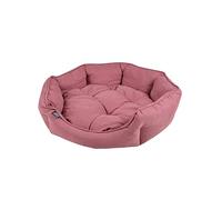 LOVE STORY Panier Rond Microfibre Peau de pêche Ø60cm Softy Bois de Rose