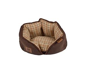 Love Story, Panier Rond Polyester D40 x H32 cm Héritage Noisette