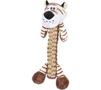 Love Story - Peluche tigre avec corde pour chien - Marron G