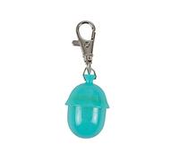 Love Story, Pendentif Led Clignotant pour Animaux Abs Ø3 x H8 cm Turquoise