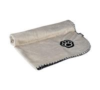 Love Story, Plaid Polaire Polyester 100 x 70 cm Patchy Noisette