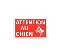 Love Story, Plaque Attention Chien, 16 x H.10 cm