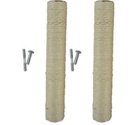 Love Story, Poteau de Rechange Arbre à Chat Petit Modèle D4,5 x H.30 cm Sisal Vis Incluses (Lot de 2)