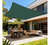 LOVE STORY Voile d'ombrage 2x3m Rectangulaire Imperméable à l'eau Toile d'ombrage Verde PES avec 95% de Protection UV pour Patio Extérieur Jardin