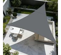 LOVE STORY Voile d'Ombrage Imperméable 3x3x3m Triangulaire, Oxford Toile Ombrage Une Protection des Rayons 95% UV pour Extérieur Jardin Terrass Patio, Anthracite