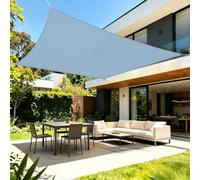 LOVE STORY Voile d'ombrage Rectangulaire 4x4m imperméable Anti-UV 95%