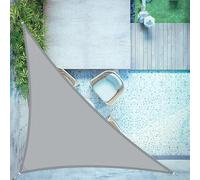 LOVE STORY Voile d'ombrage Triangulaire 3x3x4.25m,95% UV Protection pour Patio