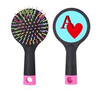 Love Sun Heart A Poker Brosse à cheveux démêlante Base coussin