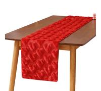 Love Table Runner - Polyester 33x275cm, Décor sur le thème des cœurs, Valentine Table Topper | Soft Polyester Runner for Party, Holiday, , Themed Banquet, Home Dining, Couples, Romantic Events