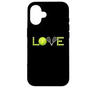 Love Tennis | Balle de Raquette | Entraîneur de Tennis Joueur Coque pour iPhone 16
