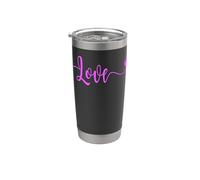 "LOVE" Text | Autentico marchio italiano dolceSenso Gobelet isotherme en acier inoxydable double paroi
