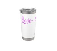"LOVE" Text | Autentico marchio italiano dolceSenso Gobelet isotherme en acier inoxydable double paroi