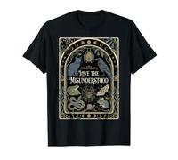 Love The Misunderstood Bat Raven Cat Serpent Spider Moth Grenouille T-Shirt Graphique avec Valeur
