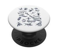 Love The Unloved Bugs Insect Entomology Entomologist Science PopSockets PopGrip Adhésif
