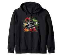 Love The Unloved Bugs Insect Entomology Entomologist Science Sweat à Capuche