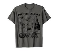 Love The Unloved Cute Animals Biologie Vétérinaire Drôle Axolotl Chauve-Souris T-Shirt